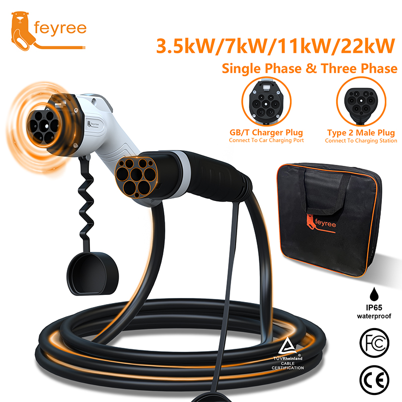 Ev Charger Type 2 22Kw 32A 3 Phase - 페이리 EV 충전 케이블 타입2 남성