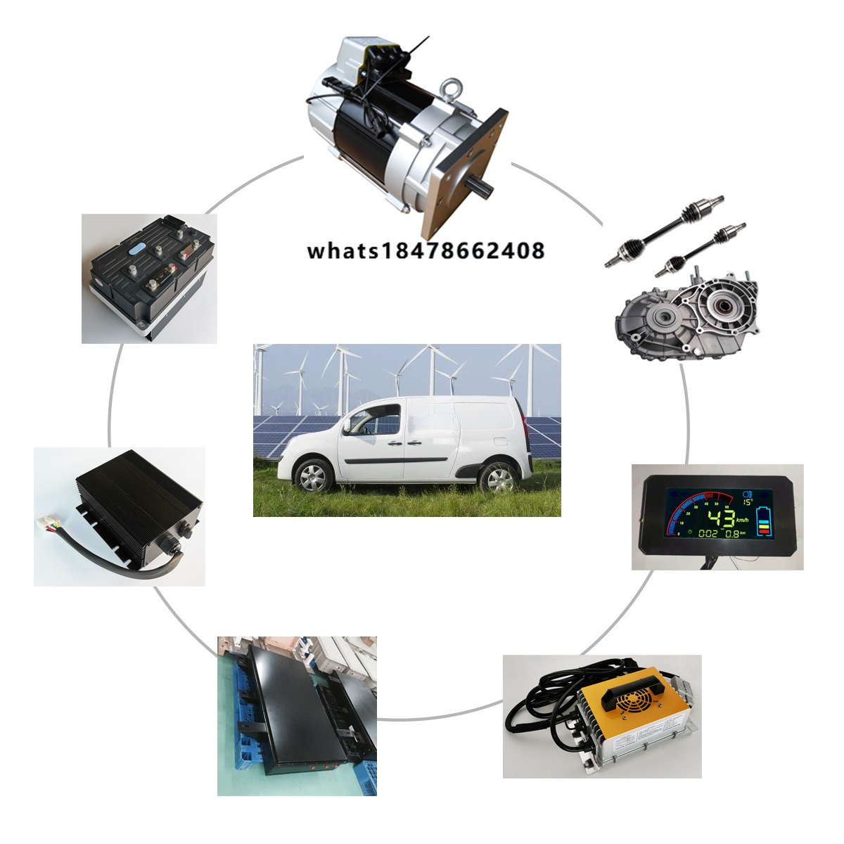 15kW 전기 모터 자동차 전기 변환 키트 AC 유도  - Ev Electric Motor Conversion Kit Car 리뷰 및 가격