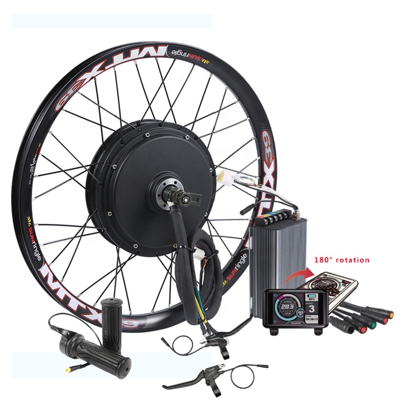 빅 토크 전기 자전거 변환 키트 72V 3000w 50 - Qs Motor 273 8000W Hub Motor 리뷰 및 가격