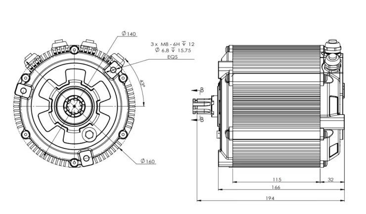 SiAECOSYS D133A-65 5000W 72V 미 - Mid Drive Motor Kit 72V 5000W 리뷰 및 가격
