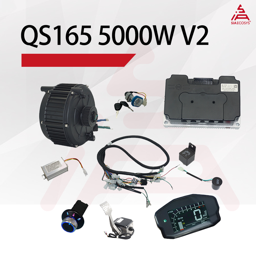 SiAECOSYS 미드 드라이브 모터 개조 키트 QS1 - Mid Drive Motor Kit 72V 5000W 리뷰 및 가격